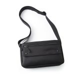 Túi Messenger đeo chéo nam vải oxford canvas trơn nhỏ gọn màu đen đi làm, đi học, đi chơi, du lịch ACMBL01 - Ảnh 2