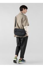Túi messenger đeo vai nam vải bố trơn màu đen nhỏ gọn thể thao, đi học, đi chơi,  du lịch ACMBM02 - Ảnh 13